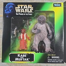 Star Wars Power of the Force Kabe And Muftak Figure Set 1998 Sealed POTF NEW