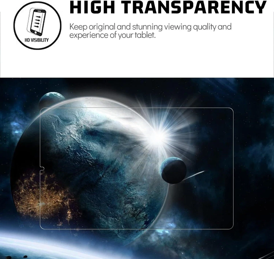 2Pcs Lenovo Tab M9 HD TB-310FU 9 inch Screen Protector Tempered Glass Guard Film - Image 4 of 4