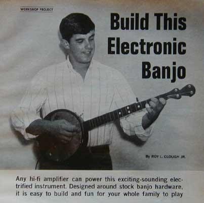 Electric Electronic Banjo 4 or 5 string How-To build PLANS