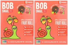 Bob Snail Fruit Roll Apple Strawberry 2 Pack