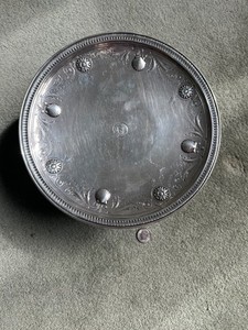Antique Tiffany Sterling Silver Footed Platter Tazza 7.5” diameter – 12.5 oz