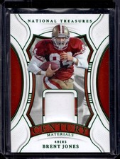 2024 National Treasures #CM-BJS Brent Jones Century Materials Emerald #5/5