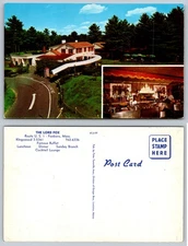 The Lord Fox Foxboro Mass Restaurant Postcard