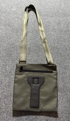 Tumi Tech Messenger Bag Cross Body Olive Green Red Interior  TUMI Tech Messenger Cross Body Bag.
Olive color main image 0