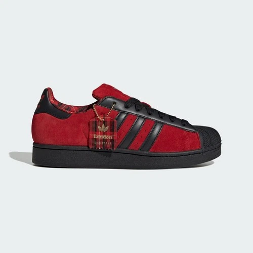 adidas Originals Superstar II JQ3224 Better Scarlet Core Black Matte Gold