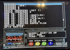 NeoSD AES TerraOnion Flash Cart w/Loaded  SD Card SNK Neo Geo AES And Extras!