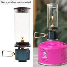 Camping Portable Gas Lantern Gas Lamp Gas Candle Fuel Lantern Gas Light Metal