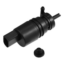 ACROPIX Windshield Washer Motor Pump with Grommet for 4.49''x1.85'', Black