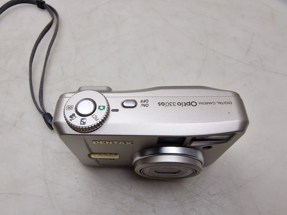 PENTAX Optio 330GS Digitalkamera 3,2MP 3x Zoom Flip-LCD – Nicht Getestet - Bild 4 von 4