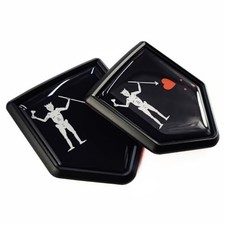 Newperlite Pirate Flag Decal Sticker Car Emblem Blackbeard Pirate Edward Teach