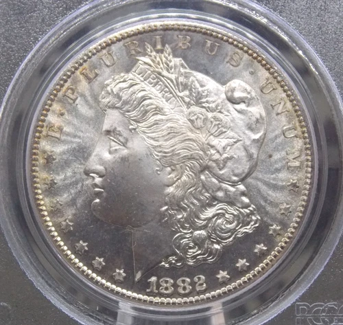 1882 "S" Morgan SILVER Dollar $1 PCGS MS65 #627 Gem BU Uncirculated ECC&C, Inc.