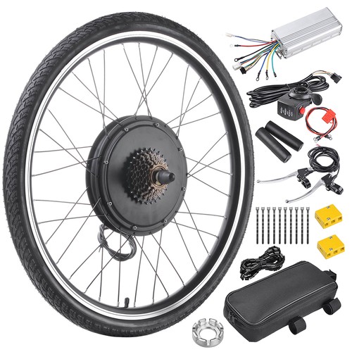 Yescom Electric Bicycle 26" 48V1000W Ebike Conversion Kit Rear Wheel Cycling Hub - Picture 2 of 8