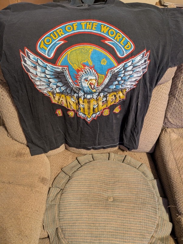 vintage Van Halen 1984 tour shirt