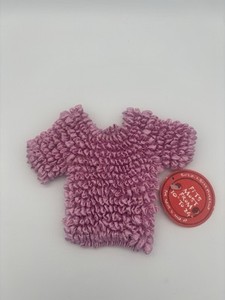 Build A Bear Fancy Pink Popcorn Ruffle Stretch Shirt Top BABW Bubble Top