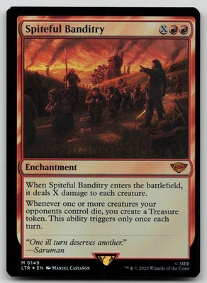 SPITEFUL BANDITRY 149 THE LORD OF THE RINGS FOIL NM/M