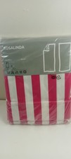 IKEA ROSALINDA Un paio di tende 145 x 300 cm bianco/rosso rosa intenso Rosali Kidston 