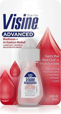 Visine Augentropfen gegen Rötungen fortschrittliches Gleitmittel 8ml