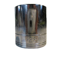 SK Tools 12pt. 1/2" Drive Standard Socket 28mm Chrome 40328 *MADE IN THE USA*