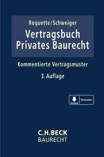 Vertragsbuch Privates Baurecht | deutsch