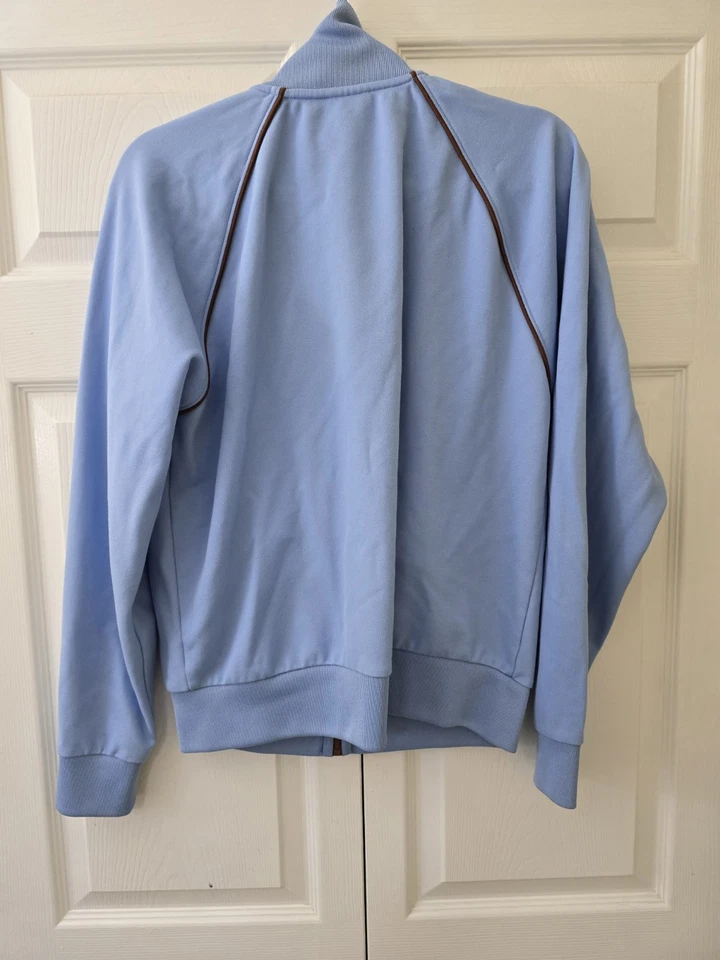 Chaqueta de Colección Le Tigre Para Hombres Cremallera Completa Talla Mediana Azul Algodón Poliéster Foto 3 de 4