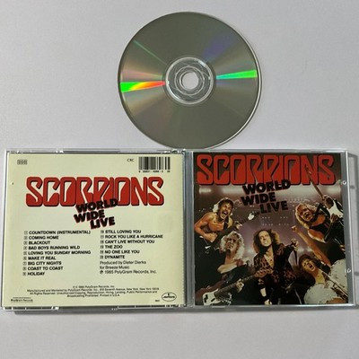 Scorpions - World Wide Live CD 1985 Classic Rock Mercury