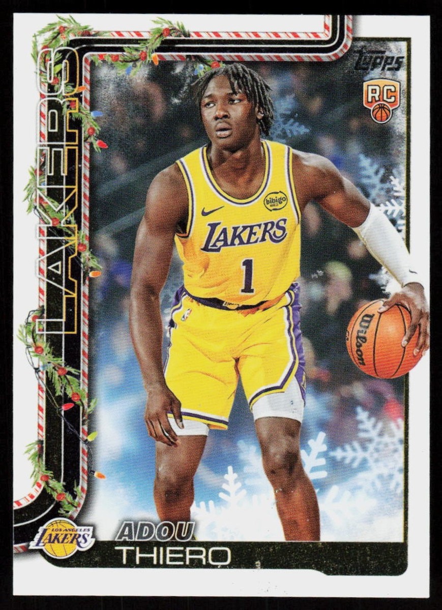 2025-2026 Topps Basketball Holiday Adou Thiero #H196 RC Los
