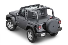 MasterTop 14441535 Wind Stopper/Tonneau Cover Combo for 18-24 Wrangler JL 2DR