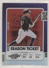 2021 Panini Contenders Season Ticket Optic Red Prizm Trevor Story #85 04cw