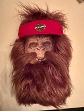 Rare LIMITED Jack Links Sasquatch Golf Club DRIVER Head Cover with visor! 