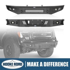 Hooke Road Front Bumper Rear Bumper For 2009 2010 2011 2012 2013 2014 Ford F150