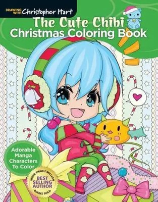 The Cute Chibi Christmas Coloring Book | Adorable manga characters to color