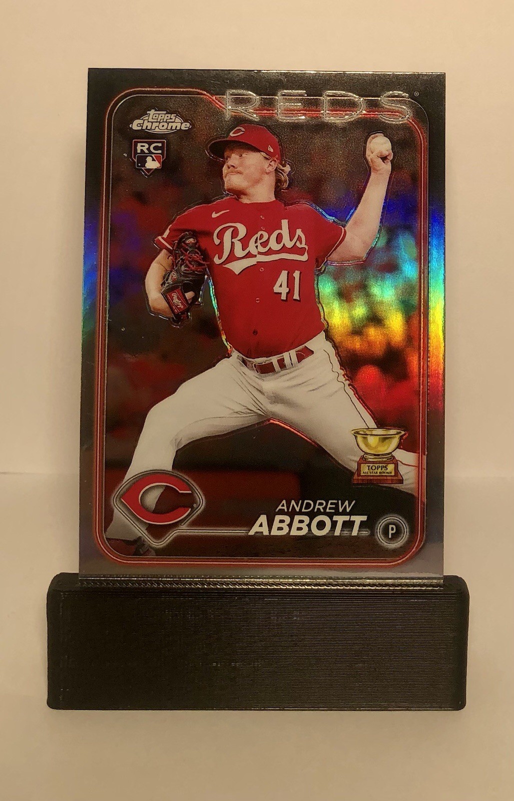 2024 Topps Chrome Andrew Abbott Refractor RC #154 Cincinnati Reds