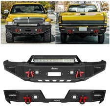 Steel Front Rear Bumper Fit 1994-2000 Dodge Ram 1500 1994-2002 Ram 25003500