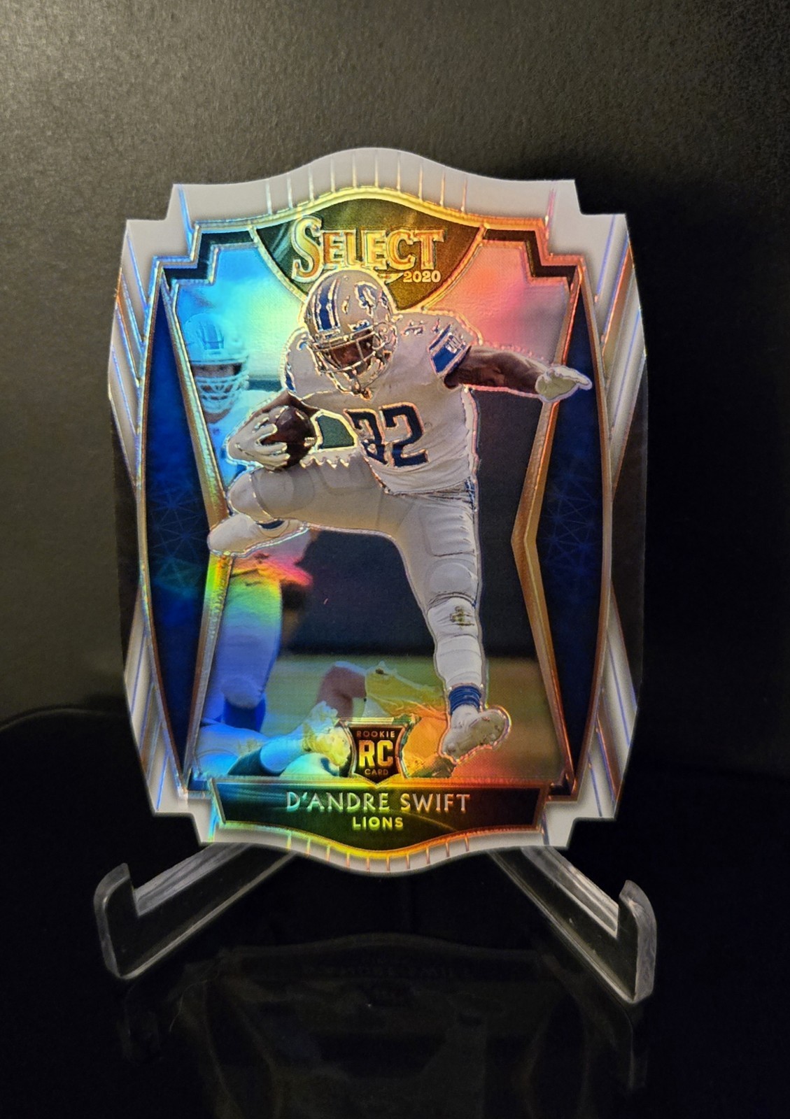 D'ANDRE SWIFT RC 🔥 SP 2020 Panini Select Premier White Prizm Rookie Die-Cut 151