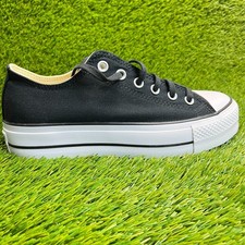 Converse Chuck Taylor All Star Low Womens Size 9 Black Athletic Shoes Sneakers