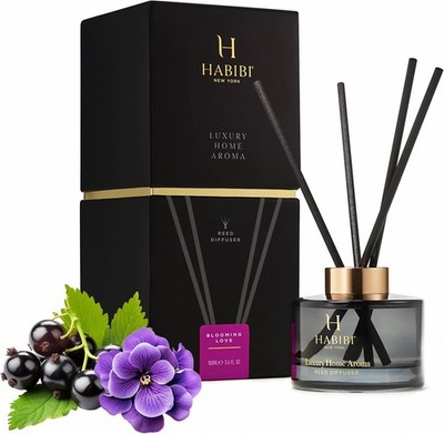 Blooming Love Essential Oil Diffusers Home Luxury Reed Diffuser Set W/ 150ML Oil