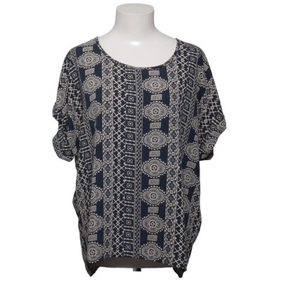 Jacqueline de Yong, Top, Größe: 44, Blau/Mehrfarbig, Elasthan/Polyester #smP