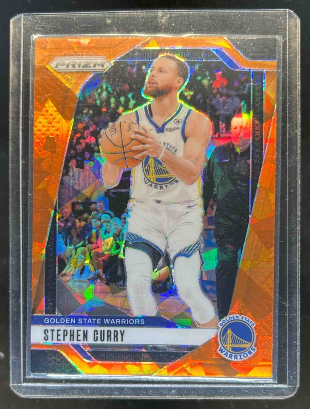 2024-25 Prizm Stephen Curry Orange Ice #134 Warriors