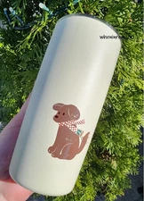 Starbucks 2025 MiiR Holiday PUPPY DOG Tumbler White 16oz - NEW