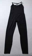 Savage X Fenty Women's Curve Alert Active Jumpsuit EJ3 Black Caviar Medium NWT