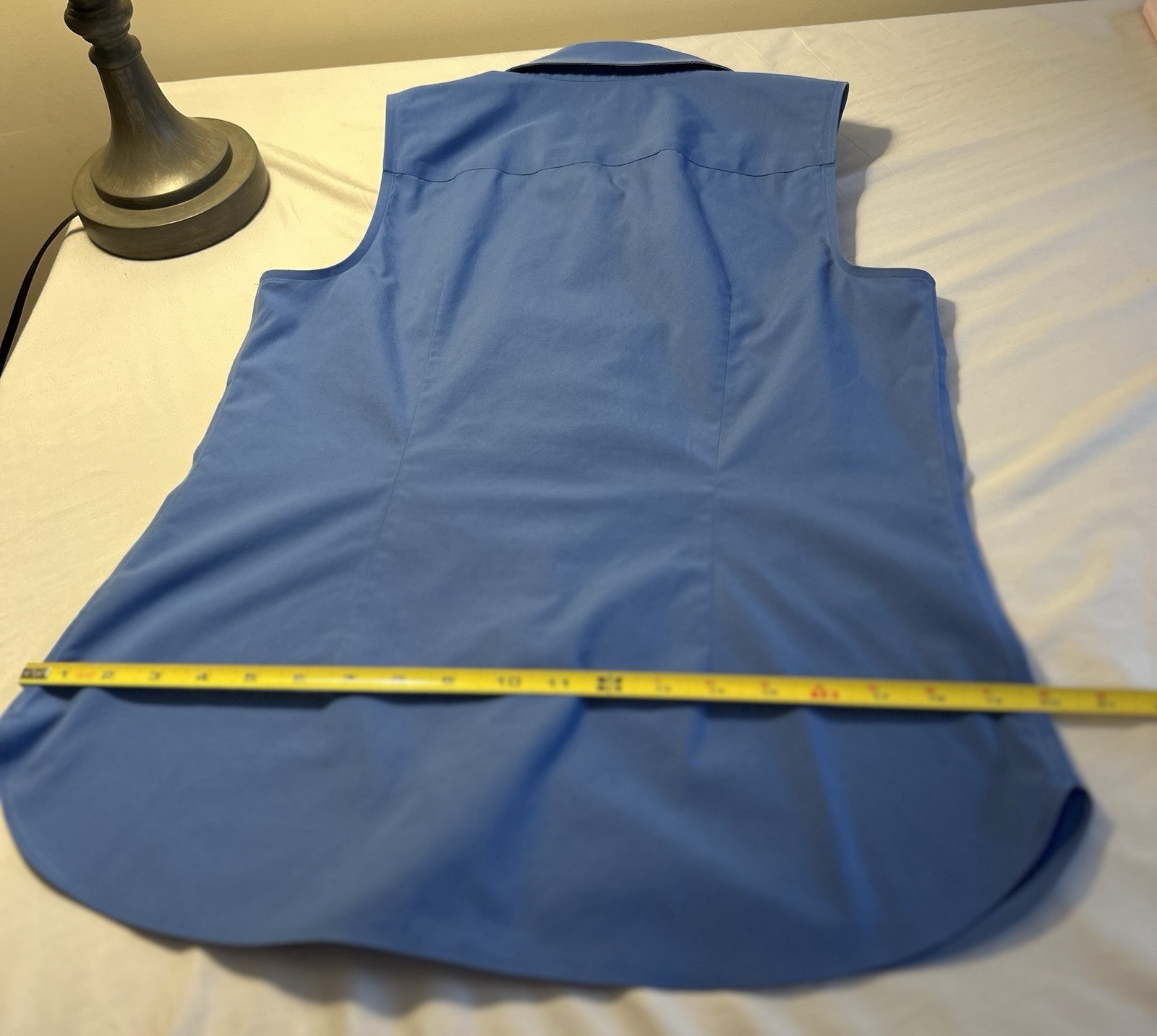 Talbots Sleeveless Collared Fitted Button Up Blou… - image 5