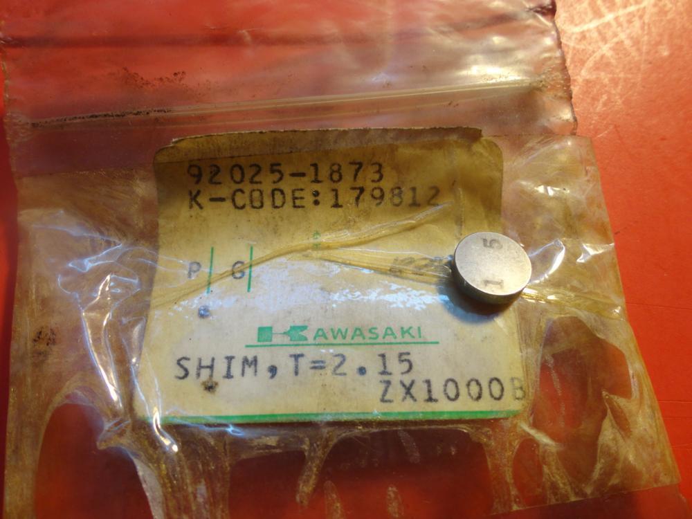 NOS NEW OEM FACTORY KAWASAKI VN800 ZX750 ZX1100 ZX1000 SHIM 2.15