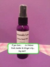 Dark Amber & Ginger Lily type Mist, Dark Amber & Ginger Lily type Lotion