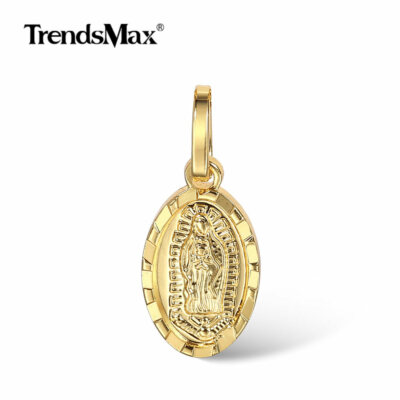 Necklace for Women Men, Virgin Mary Catholic Pendant, Our Lady of Gua
