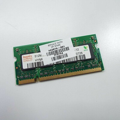 OEM Hynix PC2-5300S-555-12 512MB 2RX16 Memory HYMP564S64CP6-Y5 AB-C LAPTOP RAM