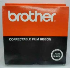 LOT OF 3 Brother 7020 Black Correctable Film Ribbon OEM Replacement  NEW W/BOX thumbnail