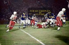 CHICAGO CARDINALS at LA RAMS 08/31/1959  PRINT  (5 sizes)