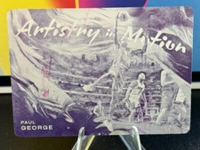 21-22 Panini Court Kings Paul George 1/1 Artistry in Motion Magenta Plate
