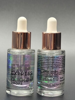 2x Catrice Quick Dry Top Coat Nagellack je ml Neu ovp