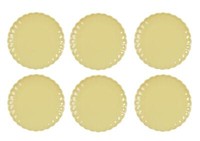 6Er Set Kuchenteller Mynte Lemonade Helles Gelb D. 19,5Cm Ib Laursen
